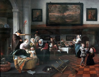 Die Kindstaufe von Jan Havickszoon Steen